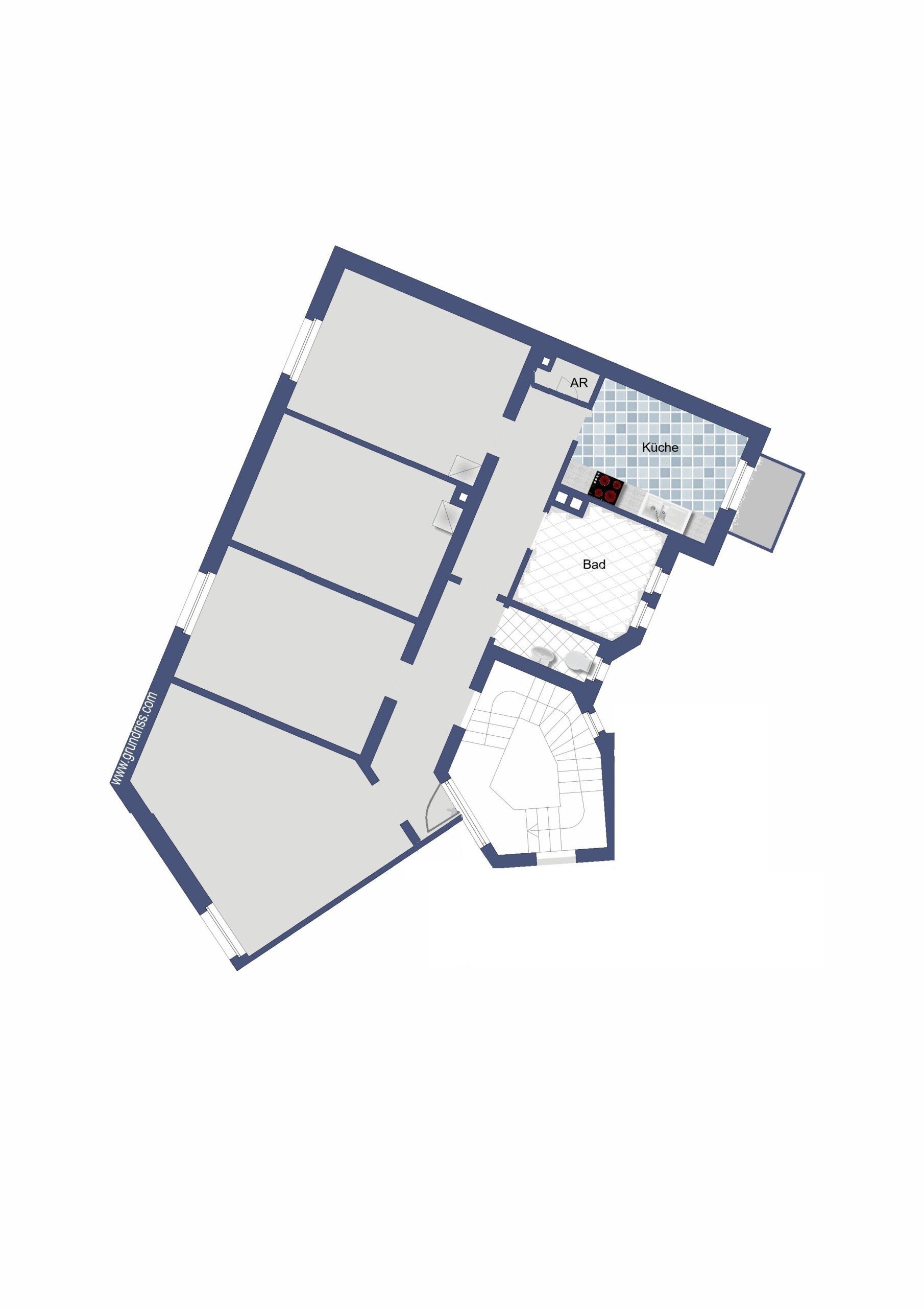 Stilvolle 4-Zimmer-Wohnung in schönem Altbau – auch WG-geeignet!